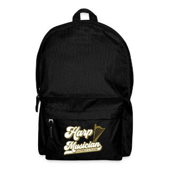 Harp Musician Harp Player Harp | Color changeable - Backpack - black - Front