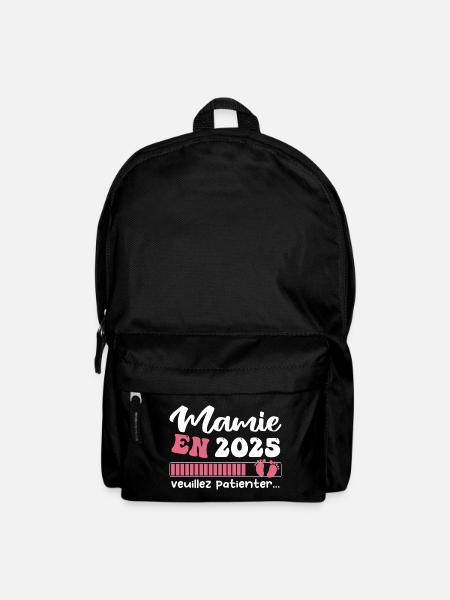 Mamie en 2025 | Cadeau future mamie 2025 Cadeau - Sac à dos - noir