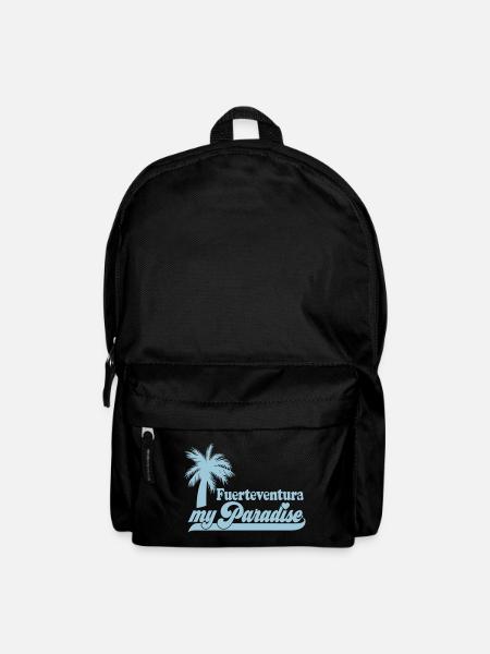 Farbe änderbar | Fuerteventura my Paradise - Rucksack - Schwarz