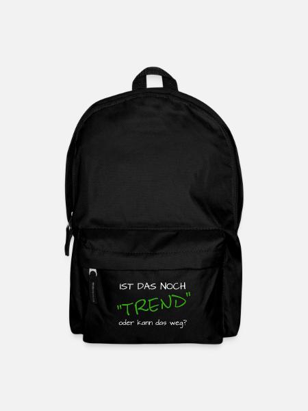 Lustiger Spruch Sport Trend - Rucksack - Schwarz