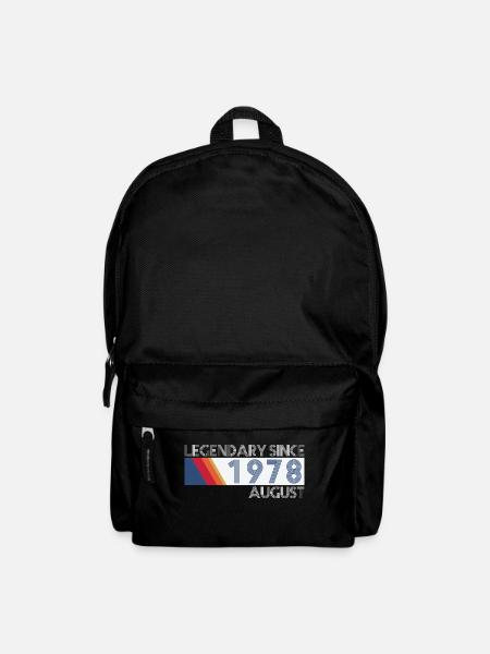Retro SiFi Legendary since August 1978 - Geburtsta - Rucksack - Schwarz