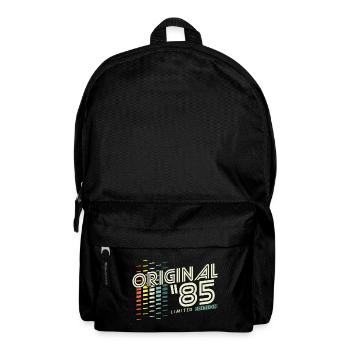 Original 1985 Jahrgang Vintage Retro Geburtstag - Rucksack - Schwarz - Vorne