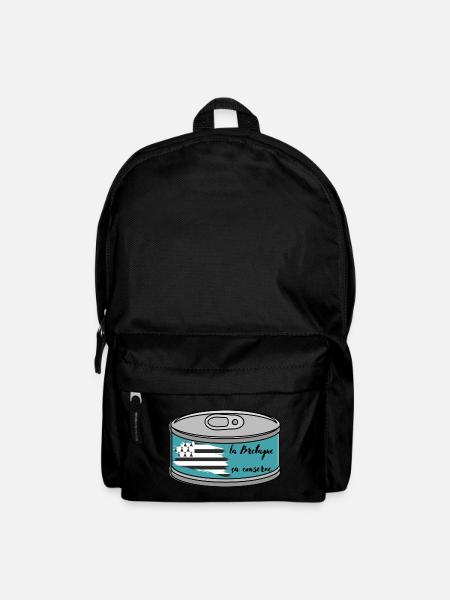 la bretagne sa conserve cadeau homme femme enfant - Sac à dos - noir