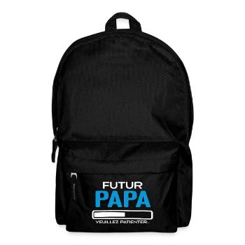 Futur papa Idée Cadeau Futur Père - Sac à dos - noir - Devant