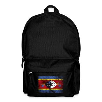 Swaziland Flag - Vintage Grunge - Sac à dos - noir - Devant