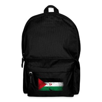 Drapeau du Sahara Occidental - Grunge Vintage - Sac à dos - noir - Devant