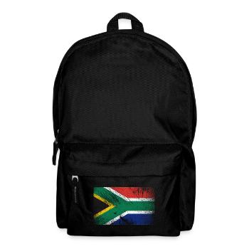 Drapeau de l’Afrique du Sud - Vintage Grunge - Sac à dos - noir - Devant