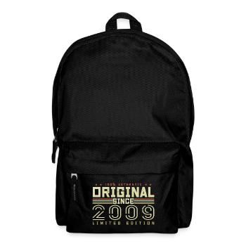 Original 2009 Retro 2009 Birthday Gift - Backpack - black - Front