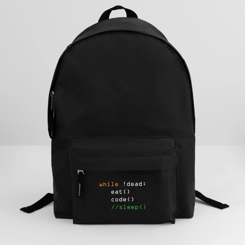 maenner chemise ordinateur python programmeurs manger Sac à dos