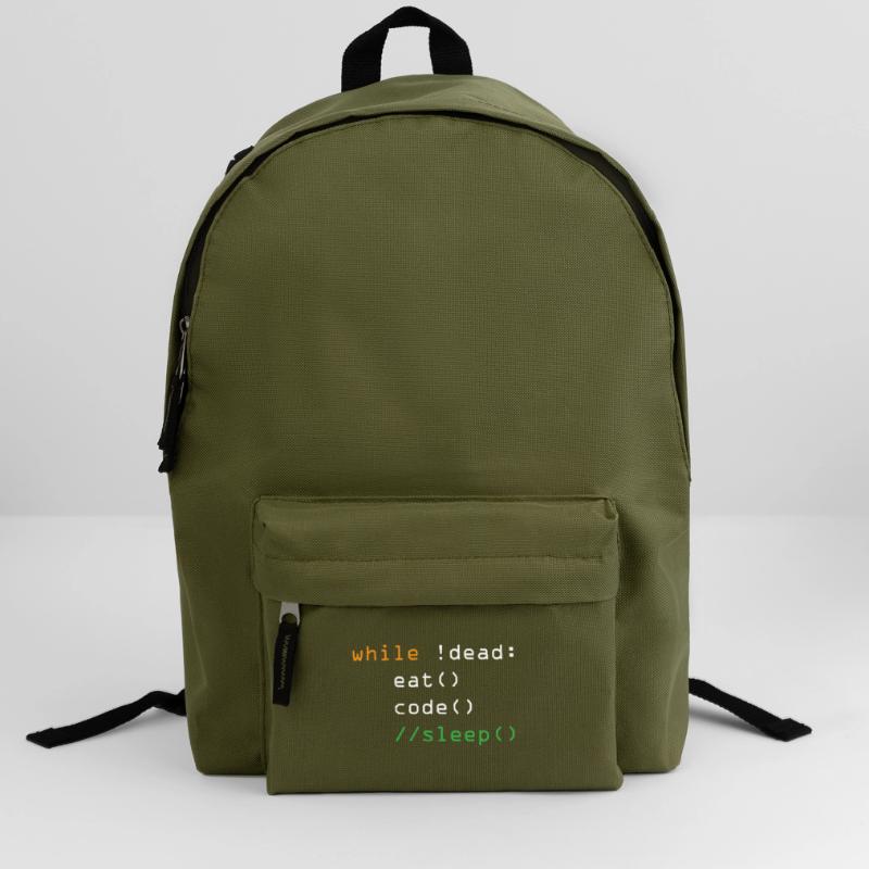 maenner hemd computer python programmierer essen Rucksack