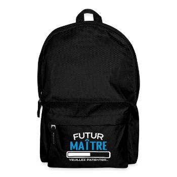 Futur Maître Idée Cadeau Futur Maître - Sac à dos - noir - Devant