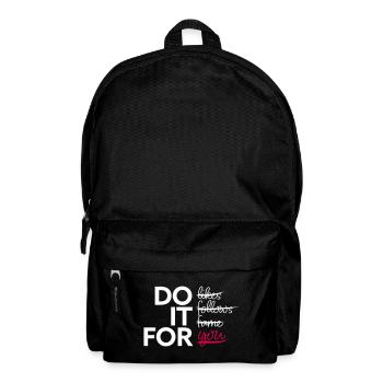 Do it for you - Backpack - black - Front