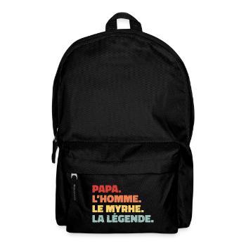 Papa, l'homme, le mythe, la légende - Sac à dos - noir - Devant