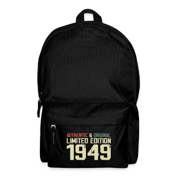 1949 Geburtstagsgeschenk 1949 Jahrgang 1949 Retro - Rucksack - Schwarz - Vorne
