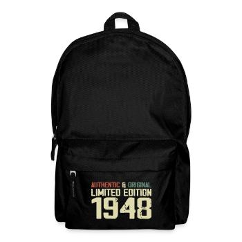 1948 Geburtstagsgeschenk 1948 Jahrgang 1948 Retro - Rucksack - Schwarz - Vorne