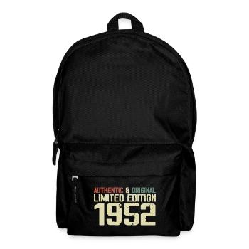 1952 Geburtstagsgeschenk 1952 Jahrgang 1952 Retro - Rucksack - Schwarz - Vorne