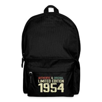 1954 Geburtstagsgeschenk 1954 Jahrgang 1954 Retro - Rucksack - Schwarz - Vorne