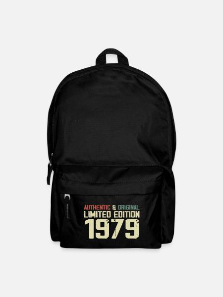 1979 Geburtstagsgeschenk 1979 Jahrgang 1979 Retro - Rucksack - Schwarz