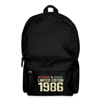 1986 Birthday Gift 1986 Vintage 1986 Retro - Backpack - black - Front