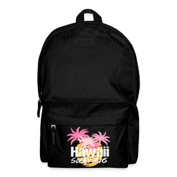 Hawaii Surfing Palmen - Rucksack - Schwarz - Vorne
