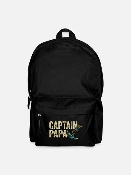 Captain Papa Sailing Life Boating Sailor - Sac à dos - noir