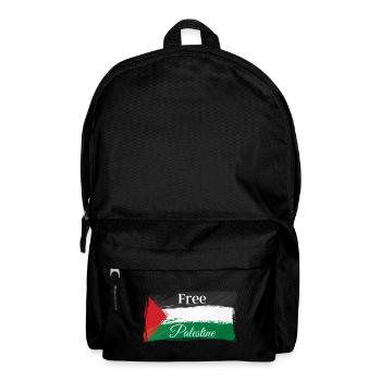 Free Palestine Palästina Frieden Freiheit - Rucksack - Schwarz - Vorne