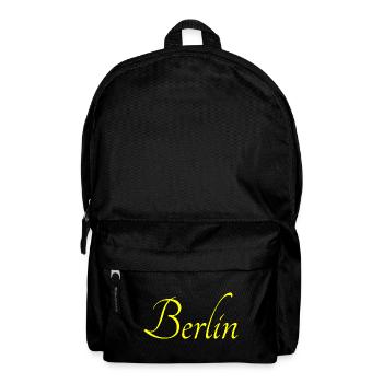 Berlin - Rucksack - Schwarz - Vorne