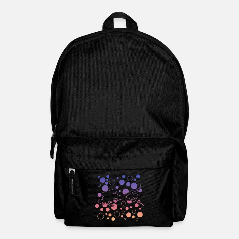 Taucher tauchen - Rucksack - Schwarz