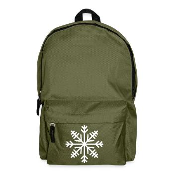Flocon de neige - Sac à dos - vert olive - Devant