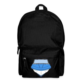Boat GDR Ibis Drawing Ossi East Ostalgie - Backpack - black - Front