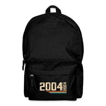 Vintage Anniversary 2004 Birthday Party 2004 - Backpack - black - Front