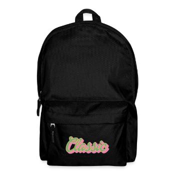 Classic Lettering | Colors can be changed - Backpack - black - Front