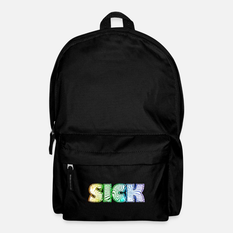 Sick sick SICK | Krankes Krank Design - Backpack - black