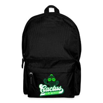 Farben änderbar | Kaktus Cactus Hug Me - Rucksack - Schwarz - Vorne