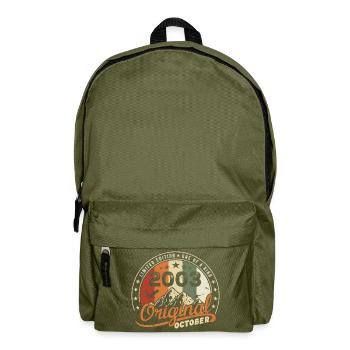 Oktober 2003 Geburtstagsgeschenk Oktober 2003 - Rucksack - Olivgrün - Vorne