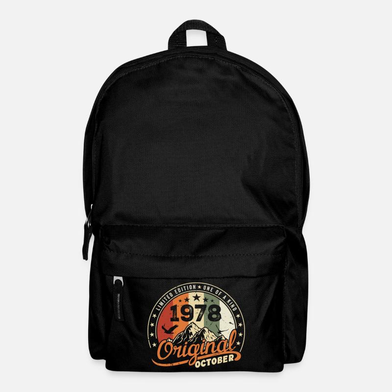 Oktober 1978 Geburtstagsgeschenk Oktober 1978 - Rucksack - Schwarz