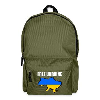 Free ukraine - Rucksack - Olivgrün - Vorne