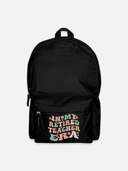 In meiner pensionierten Lehrer-Ära Lustiger grooviger Ruhestand - Rucksack - Schwarz