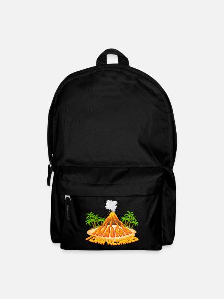 Magma Lava Liquid Schriftzug | I l Lava Volcanoes - Rucksack - Schwarz