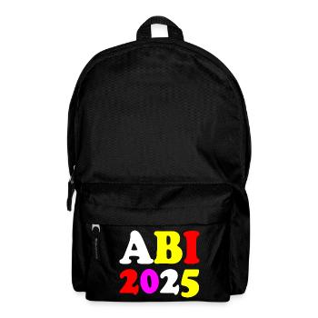 Abi 2025 - Rucksack - Schwarz - Vorne