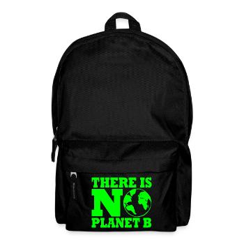 There is no planet B - Sac à dos - noir - Devant