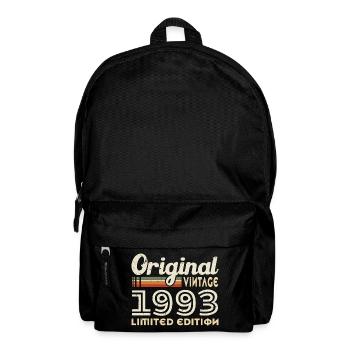 Original 1993 Vintage Geburtstagsgeschenk - Rucksack - Schwarz - Vorne