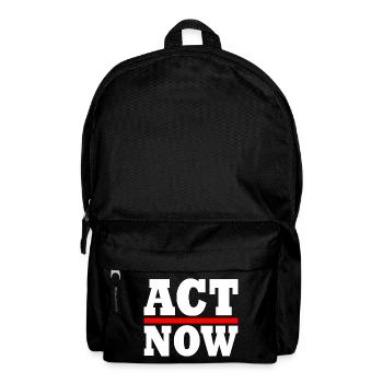 Act now - Rucksack - Schwarz - Vorne