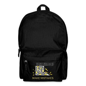 Learn from mistakes footprints - Backpack - black - Front