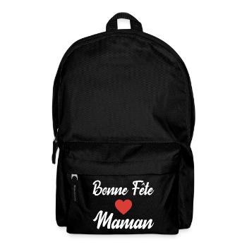 Bonne Fête Maman | fête des mères - Sac à dos - noir - Devant