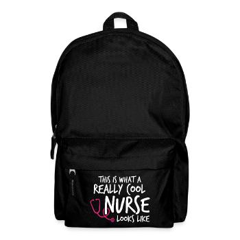 Infirmière vraiment cool ressemble - Sac à dos - noir - Devant