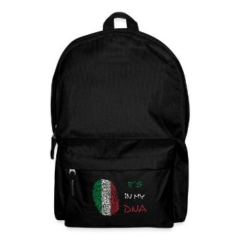 Italy Dna flag of italy Italien - Rucksack - Schwarz - Vorne