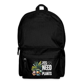 Yes i really do need all these plants - Rucksack - Schwarz - Vorne