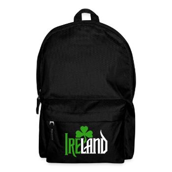 Irlande - Bonne Saint-Patrick - Shamrock - Sac à dos - noir - Devant