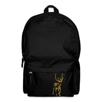 Elch - Rucksack - Schwarz - Vorne